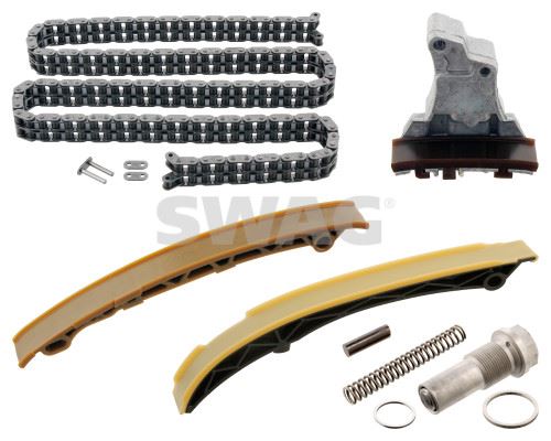 SWAG EKSANTRIK ZINCIR SETI MERCEDES M111 W124 W202 W203 W210 OEM: A0029977394-A1110501116-A1110500311 - SWAG 10940621 kodlu oto yedek parça görseli
