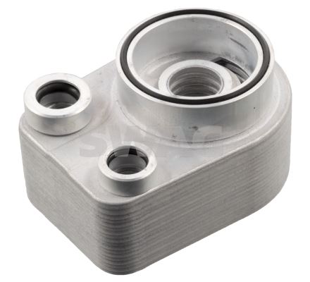 SWAG YAĞ SOĞUTUCU MEGANE II-III-IV CLIO II-III-IV SYMBOL II-III SANDERO I-II LOGAN I-II DUSTER 10 DOKKER 12 NISSAN NOTE E12 08 12 MICRA III K12 05 10 JUKE 10 1.5dCi K9K OEM: 8200779744-213059324R-2130000Q0B - SWAG 60102577 kodlu oto yedek parça görseli