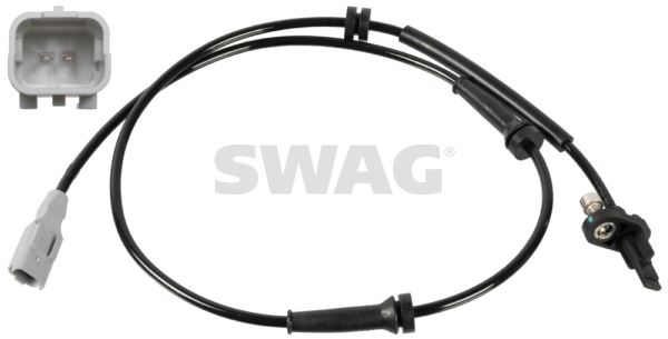 SWAG ABS DEVİR SENSÖRÜ ARKA PEUGEOT PARTNER 08> P5008 09>17 CITROEN BERLINGO 08> C4 PICASSO 06>13 OEM: 4545.E8-9653663180 - SWAG 66108003 kodlu oto yedek parça görseli