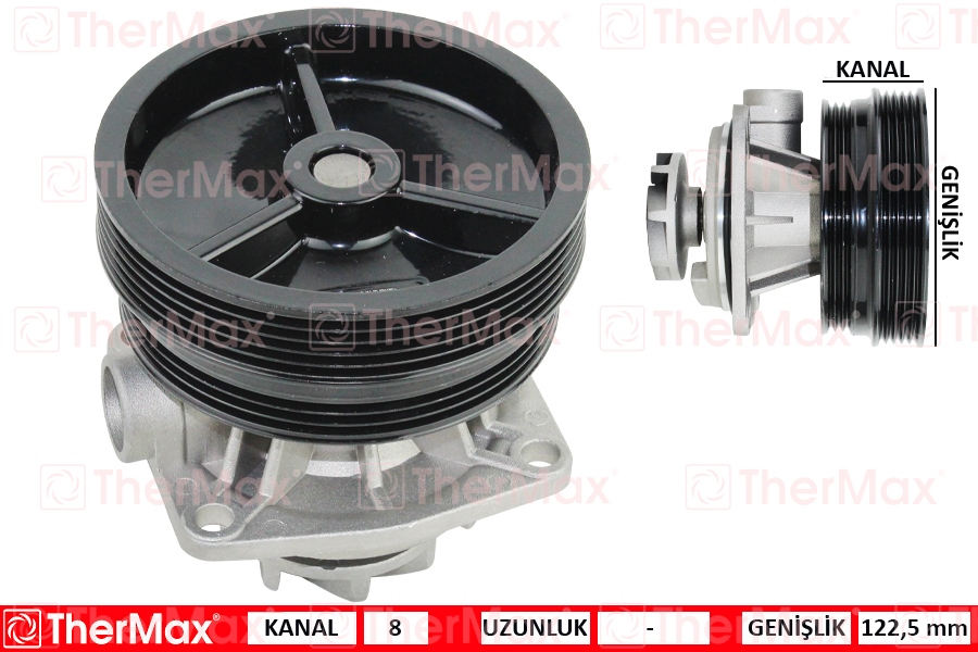 THERMAX DEVİRDAİM BRAVO-BRAVA 96-01 DOBLO 01 MAREA 99-02 PALIO 96 1.6 16V PA620 T 46444355-46400058 OEM: 46444355-46400058 - THERMAX T01.118 kodlu oto yedek parça görseli