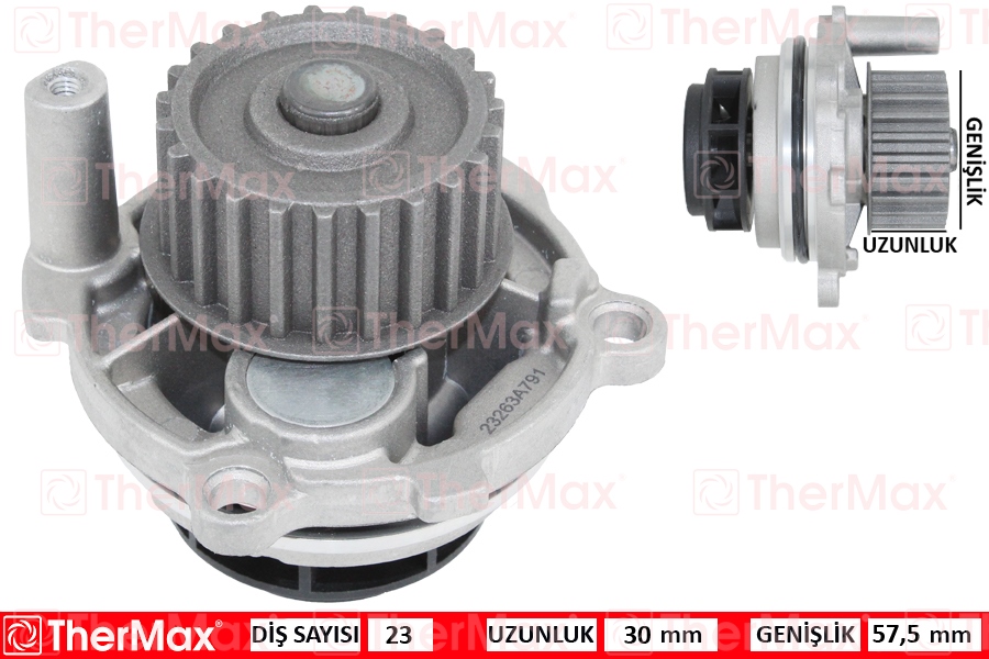 THERMAX DEVİRDAİM GOLF4/5-BORA-JETTA-PASSAT-A3-OCTAVIA-LEON 1.6 1998-2010 BENZİNLİ AKL-BFQ-BSE-ALZ T 06B121011BX-06B121011E OEM: 06B121011BX-06B121011E - THERMAX T01.166 kodlu oto yedek parça görseli