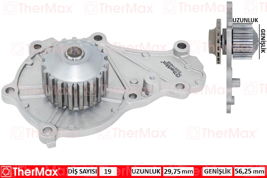 THERMAX DEVIRDAIM FOCUS II 04 11 1.6 TDCI FOCUS III 11 17 ECOSPORT 14 FIESTA 08 17 KUGA II 14 18 307 308 508 207 208 C3 C4 C5 BERLINGO III C3 III DS3 DS5 P301 C ELYSEE 1.6 HDI 1609417680 3M5Q8591CA-1684447980-1201.G1 OEM: 3M5Q8591CA-1684447980-1201.G1 - THERMAX T01.182 kodlu oto yedek parça görseli
