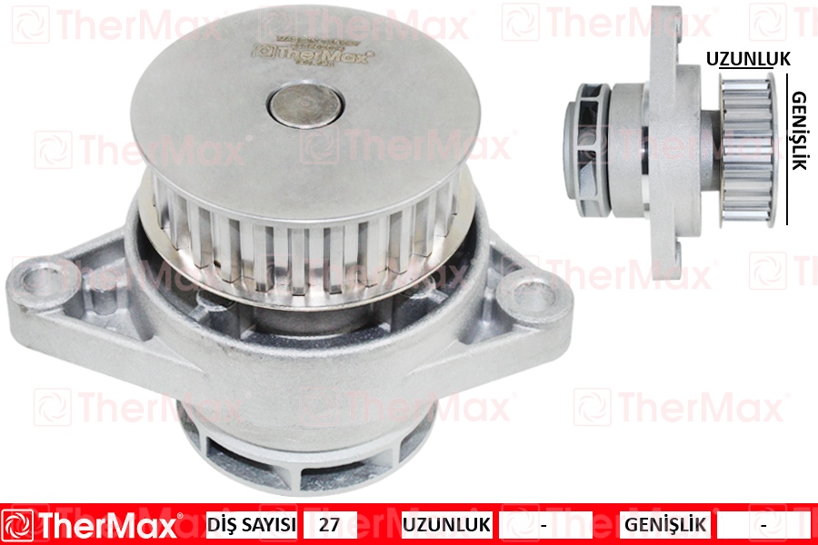 THERMAX DEVİRDAİM GOLF IV-BORA-POLO 1.6 16V-LEON-TOLEDO 1.6 16V PA765 036121005P-036121005F OEM: 036121005P-036121005F - THERMAX T01.195 kodlu oto yedek parça görseli