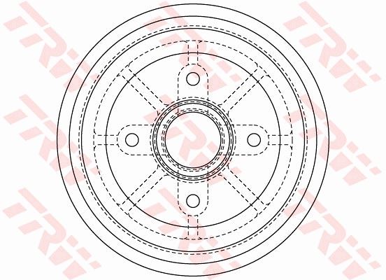 TRW ARKA KAMPANA C3 I 1.4 i-1.4 HDI 02 > OEM: 4147.52 - TRW DB4414MR kodlu oto yedek parça görseli