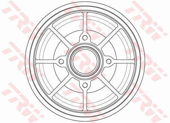 TRW FREN KAMPANASI ARKA C3 II 09 CABRİOLET 1.2 VTİ 82. 1.6 VTİ 120. 1.6 THP-1.6 HDİ 90 13 OEM: 4247.50 - TRW DB4546MR kodlu oto yedek parça görseli