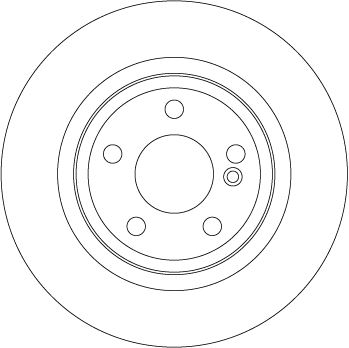 TRW FREN DISKI ARKA MERCEDES W176 W246 C117 X156 OEM: A2464230112 - TRW DF6634 kodlu oto yedek parça görseli