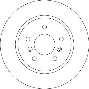 TRW ARKA FREN AYNASI RENAULT CAPTUR II E TECH 20 KADJAR 15 NISSAN X-TRAIL III 14 QASHQAI II J11 13 290x13x5DELİK OEM: 432068231R-432064EA0B-432064EA0A - TRW DF6787 kodlu oto yedek parça görseli