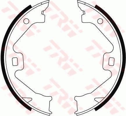 TRW EL FREN PABUÇ BALATA ROVER 75 1.8 2.0 CDT CDTİ 2.5 99-05 MG ZT 160-180 190 260 01-05 160x20 OEM: GBS90838AF-SFB100190 - TRW GS8469 kodlu oto yedek parça görseli