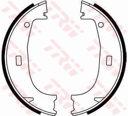 TRW EL FREN PABUÇ BALATA BMW 3 95-98 Z3 99-03 160x25 OEM: 34411160729-34411160924-34416761289 - TRW GS8594 kodlu oto yedek parça görseli