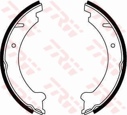 TRW EL FREN PABUÇ BALATA VOLVO 850 91-96 C70 97-05 S70 97-00 V70 97-00 XC70 97-02 178x25 OEM: 274270-274267-272288 - TRW GS8599 kodlu oto yedek parça görseli
