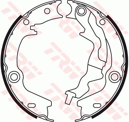 TRW EL FREN PABUÇ BALATA ACCENT 1.4GL 1.5CRDİ 1.6GLS 05-10 KIA RIO 1.4 1.5CRDI 1.6 05 08 168x32 OEM: 583501GA00 - TRW GS8781 kodlu oto yedek parça görseli