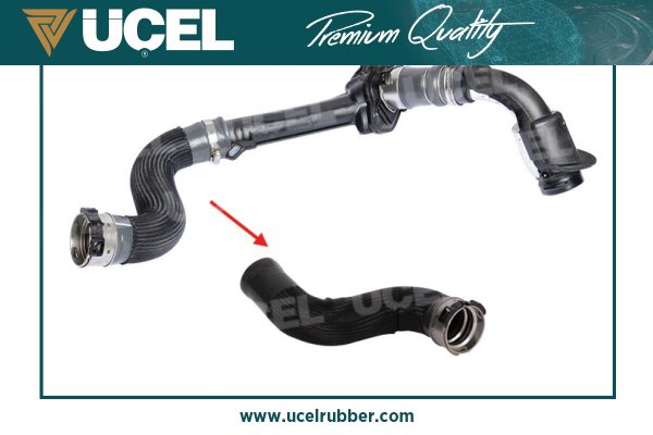 UCEL TURBO HORTUMU BÜYÜK PLASTİK PARÇA HARİÇ RENAULT MEGANE III 1.5 DCI OEM: 144602487R - UCEL S15160 kodlu oto yedek parça görseli