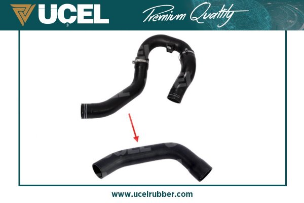 UCEL TURBO HORTUMU BÜYÜK PLASTİK PARÇA HARİÇ FIAT DOBLO COMBI VAN 263 1.3 MJT 51810956 OEM: 51810956 - UCEL S35658 kodlu oto yedek parça görseli