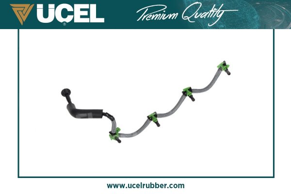 UCEL ENJEKTÖR GERİ DÖNÜŞ HORTUMU P206-P207-P208-P301-P308-PARTNER TEPEEI-BERLINGO-C3-C4-C-ELYYSEE 1.6HDI OEM: 1574.JK-1574.EN - UCEL S52540 kodlu oto yedek parça görseli