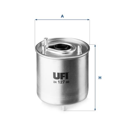 UFI YAKIT FİLTRESİ P207 1.4-1.6 HDİ-P308-P508-P3008-P5008-PARTNER TEPEE-BERLINGO-C3-C4 1.6 HDİ OEM: 1906.E6-1901.97-1904.46-9672320980 - UFI 2412700 kodlu oto yedek parça görseli