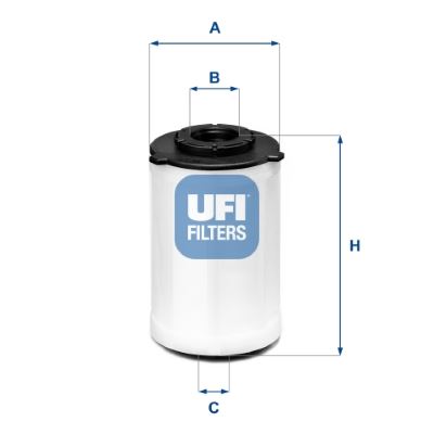 UFI YAKIT FİLTRESİ FIAT DUCATO 15> PEUGEOT BOXER 15> CITROEN JUMPER 15> 2.0D MTJ 2.2D MTJ OEM: 77368658-77368556-1674210980 - UFI 26H2O03 kodlu oto yedek parça görseli