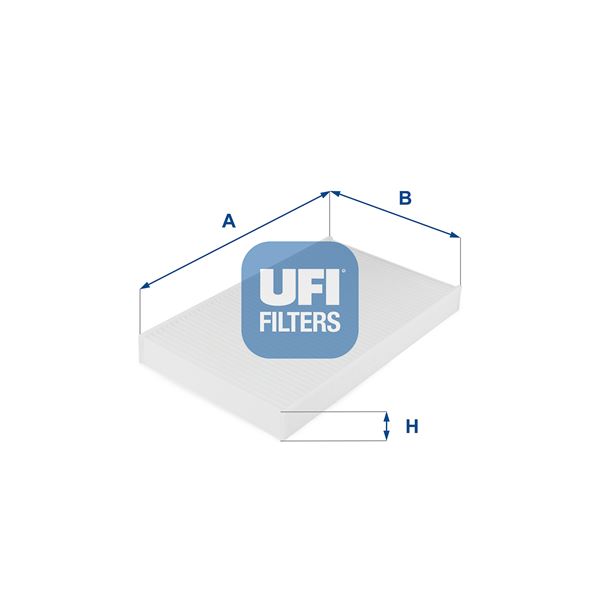 UFI POLEN FİLTRESİ C2 03 C3 02 C4 04 P307 00 P308 07 1.4-1.4 16V-1.6 16V-1.6HDI-2.0HDI 6447.TL-6447.NT-6447.KK-6479.C2 OEM: 6447.TL-6447.NT-6447.KK-6479.C2 - UFI 5303800 kodlu oto yedek parça görseli