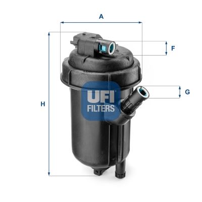 UFI YAKIT FİLTRESİ ASTRA H 1.3CDTI-1.9CDTI-1.9CDTI 16V-VECTRA C-SIGNUM 1.9CDTI 04 675512520 OE 13179060-813040 OEM: 13179060-813040 - UFI 5512500 kodlu oto yedek parça görseli