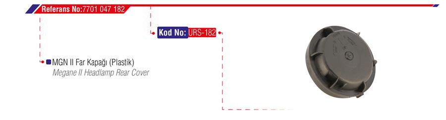 URS FAR KAPAĞI PLASTİK MGN II OEM: 7701047182 - URS 182 kodlu oto yedek parça görseli