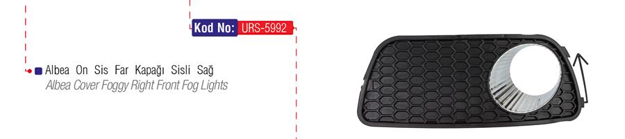 URS SİS FAR ÇERÇEVESİ KAPAĞI SİSLİ SAĞ ALBEA 05 51715992 OEM: 51715992 - URS 5992 kodlu oto yedek parça görseli