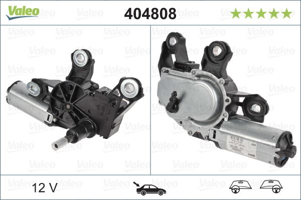 VALEO SİLECEK MOTORU ARKA VW TRANSPORTER T5 04 OEM: 7H0955711 - VALEO 404808 kodlu oto yedek parça görseli