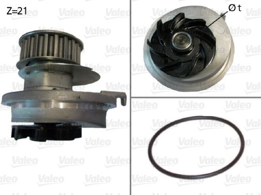 VALEO DEVİRDAİM ASTRA F-VECTRA A-KADETT E-OMEGA A-ASCONA C 1.8 -2.0 1334008-90272361 OEM: 1334008-90272361 - VALEO 506005 kodlu oto yedek parça görseli