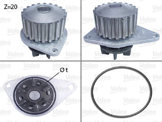 VALEO DEVİRDAİM P106 I-II-206-PARTNER-BERLINGO-C15-SAXO-XSARA 96 1.4 OEM: 1207.18-1201.E3-1207.23-9617376980 - VALEO 506035 kodlu oto yedek parça görseli