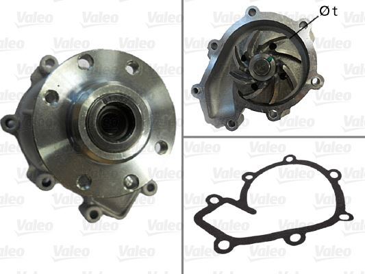 VALEO DEVIRDAIM POMPASI MERCEDES OM601 OM602 OM603 OM605 W201 W202 W124 W210 W463 W140 W638 B901 B904 A6022000220 OEM: A6022000220 - VALEO 506060 kodlu oto yedek parça görseli