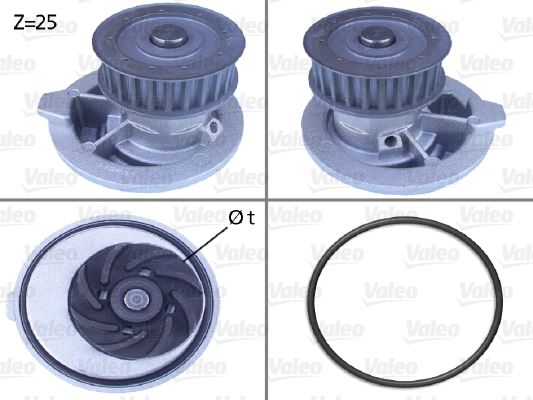 VALEO DEVİRDAİM ASTRA F-VECTRA A-OMEGA A 1.8-2.0 95-98 -FRONTERA OEM: 1334054-90444123-90444123-R1160031 - VALEO 506310 kodlu oto yedek parça görseli