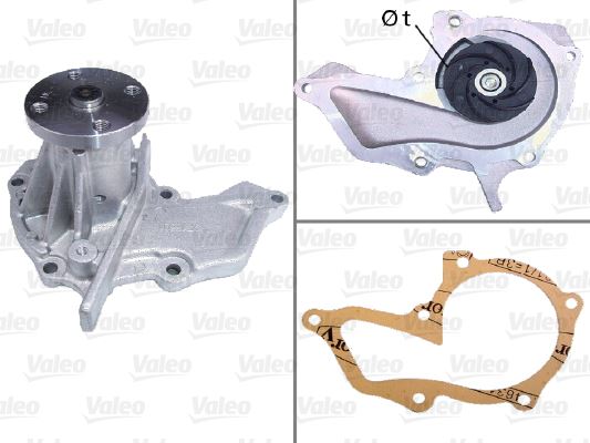 VALEO DEVIRDAIM KOMPLE MAZDA 121 II FIESTA 02 08ZETEC FOCUS 1.6 ZETEC FUSION 1.4 ZETEC VOLVO S40 V50 03 YS6G8591A2C-1007714-1020538 OEM: YS6G8591A2C-1007714-1020538 - VALEO 506472 kodlu oto yedek parça görseli