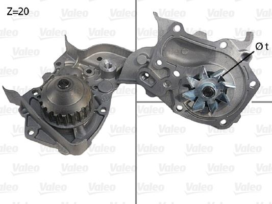 VALEO DEVİRDAİM KNG 97 CLIO II 98-05 MGN 96 E7J RN-RT-RXE 1.4 OEM: 8200146301-7700866518 - VALEO 506564 kodlu oto yedek parça görseli