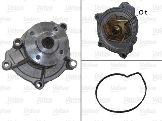 VALEO DEVIRDAIM POMPASI MERCEDES M166 OM668 W168 W414 OEM: A1662000720 - VALEO 506678 kodlu oto yedek parça görseli