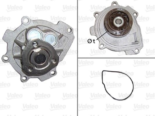 VALEO DEVİRDAİM ASTRA G-H-VECTRA C-INSIGNIA 08 -ZAFIRA 06 CHEVROLET CRUZE-AVEO 1.6-1.8 Z16XEP-Z16XER OEM: 95531270-24405895-25195119-1334142 - VALEO 506837 kodlu oto yedek parça görseli