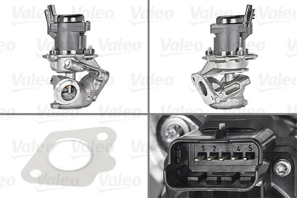 VALEO EGR VALFI P207-P206-BIPPER-C1-C2-C3-NEMO -DV4TD 1.4 HDI-TOYOTA AYGO 1.4D- FUSION 02 12 FIESTA 1.4 TDCI 02 08 EURO4 OEM: 1618.PF-2S6Q9D475BD-9673258680 - VALEO 700413 kodlu oto yedek parça görseli