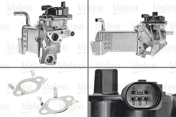 VALEO EGR SOĞUTUCUSU VALFİ VW AMAROK 10 GOLF VI 09-13 2.0 TDİ 03L131512BN-03L131512AQ-03L131512DL OEM: 03L131512BN-03L131512AQ-03L131512DL - VALEO 700439 kodlu oto yedek parça görseli