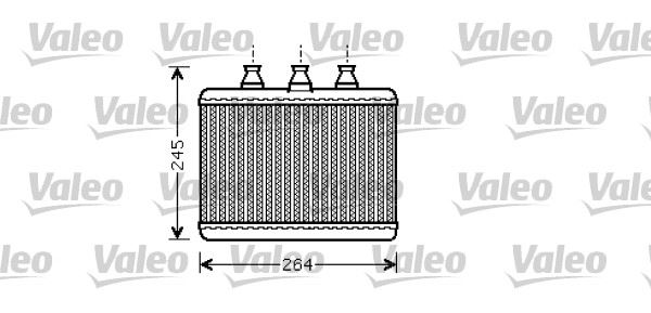 VALEO KALORIFER RADYATORU BMW E65 E66 OEM: 64110394788 64116906270 - VALEO 812365 kodlu oto yedek parça görseli