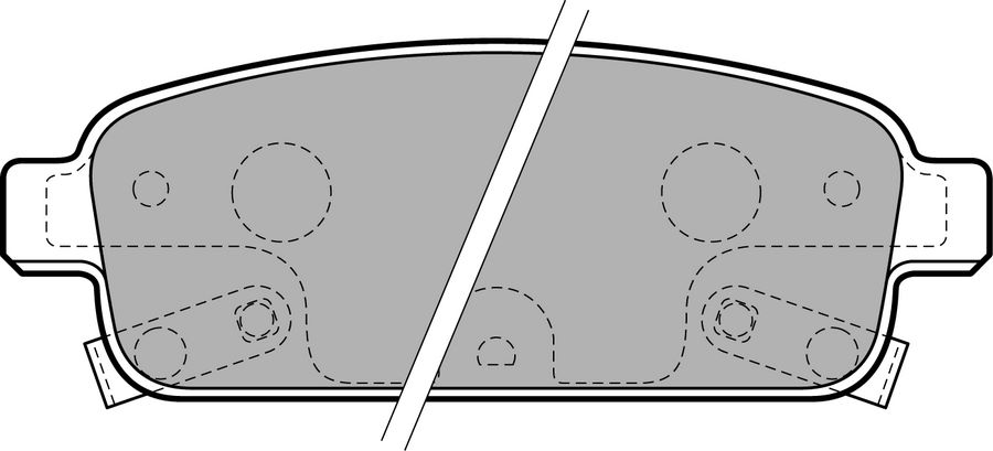 VALEO ARKA FREN BALATASI ASTRA J 09 MOKKA 12 ZAFIRA C 12 CRUZE 09 TRAX 11 AVEO HB 13 OEM: 95516192-1605262-13473427-95530021 - VALEO 9005015 kodlu oto yedek parça görseli