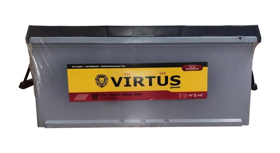 VIRTUS AKÜ 12 V 150 Ah. BAKIMLI MF ARC B KUTU 513x222x223 - VIRTUS V516T28D95 kodlu oto yedek parça görseli