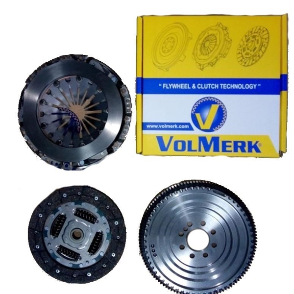 VOLMERK DEBRİYAJ SETİ VOLANLI KİT FOCUS III 11 >14 1.6 TDCI VOLVO C30 1.6D 10 >12 S40 II 1.6 D2 V40 D2 V501.6 D2 10>12 SABİT VOLANLI OEM: AV61-7C625-AA-31492819-Y650-16-610C - VOLMERK VMFR717-K kodlu oto yedek parça görseli