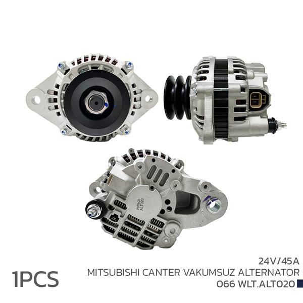 VOLTECH ALTERNATÖR 24V 45A MITSUBISHI CANTER VAKUMSUZ A003TN5288 OEM: A003TN5288 - VOLTECH 066WLT.ALT020 kodlu oto yedek parça görseli