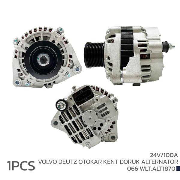 VOLTECH ALTERNATÖR 24V 100A VOLVO DEUTZ OTOKAR KENT DORUK 1182764 OEM: 1182764 - VOLTECH 066WLT.ALT1870 kodlu oto yedek parça görseli