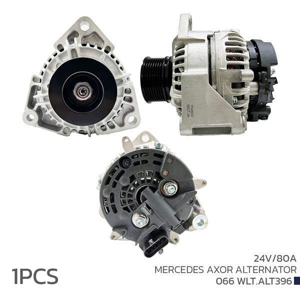 VOLTECH ALTERNATÖR 24V 80A MERCEDES AXOR 124555168 OEM: 124555168 - VOLTECH 066WLT.ALT396 kodlu oto yedek parça görseli