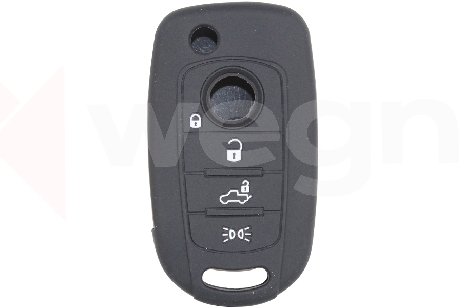 WEGNA KONTAK ANAHTAR KUMANDA KORUYUCU KILIF SİLİKON FIAT EGEA CRONOS 500X SİYAH AKSESUAR OEM: AKSESUAR - WEGNA AC01-012 kodlu oto yedek parça görseli