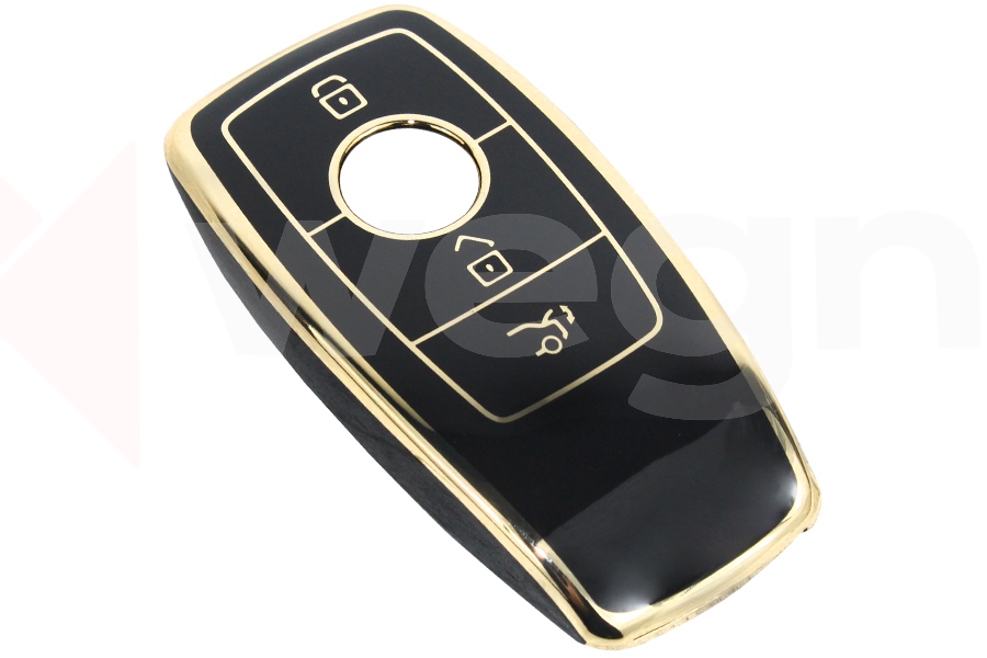 WEGNA KONTAK ANAHTAR KUMANDA KORUYUCU KILIF TPU SİYAH MERCEDES C200 D OEM: AKSESUAR - WEGNA AC01-036 kodlu oto yedek parça görseli