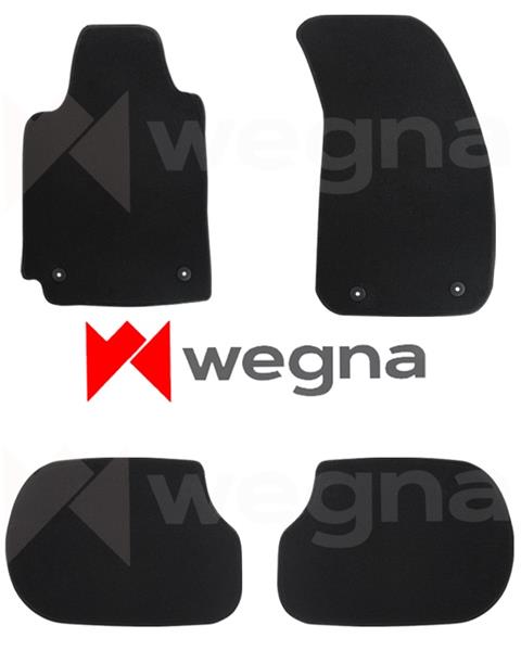 WEGNA HALI PASPAS SİYAH AUDI A4 B5 1996 2001 PASPAS OEM: PASPAS - WEGNA MAT004 kodlu oto yedek parça görseli