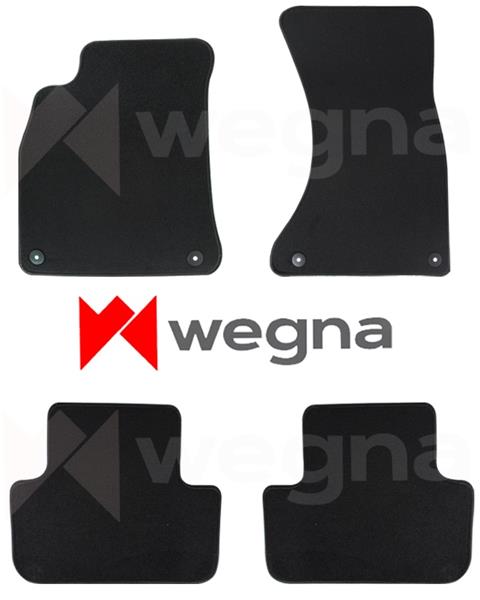 WEGNA HALI PASPAS SİYAH AUDI A4 B8 2008-2015 PASPAS OEM: PASPAS - WEGNA MAT006 kodlu oto yedek parça görseli