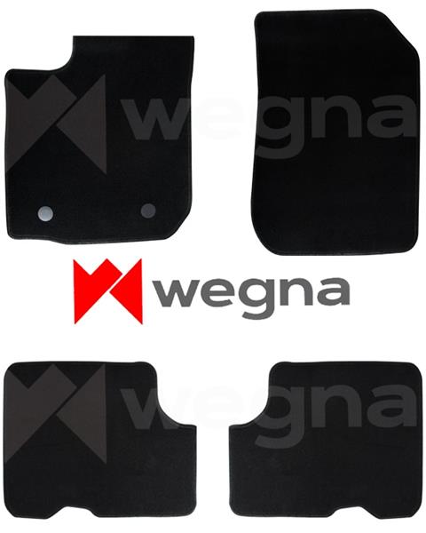 WEGNA HALI PASPAS SİYAH DACIA SANDERO 2012-2020 PASPAS OEM: PASPAS - WEGNA MAT044 kodlu oto yedek parça görseli