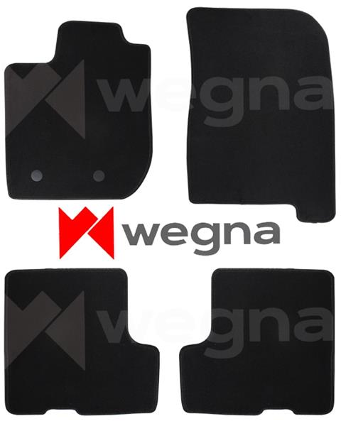 WEGNA HALI PASPAS SİYAH DACIA DUSTER 4X2 2018 PASPAS OEM: PASPAS - WEGNA MAT047 kodlu oto yedek parça görseli