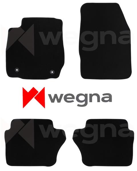 WEGNA HALI PASPAS SİYAH FORD FIESTA 2009-2017 OEM: PASPAS - WEGNA MAT060 kodlu oto yedek parça görseli