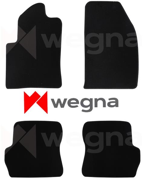 WEGNA HALI PASPAS SİYAH FORD FUSION 2002-2011 OEM: PASPAS - WEGNA MAT062 kodlu oto yedek parça görseli